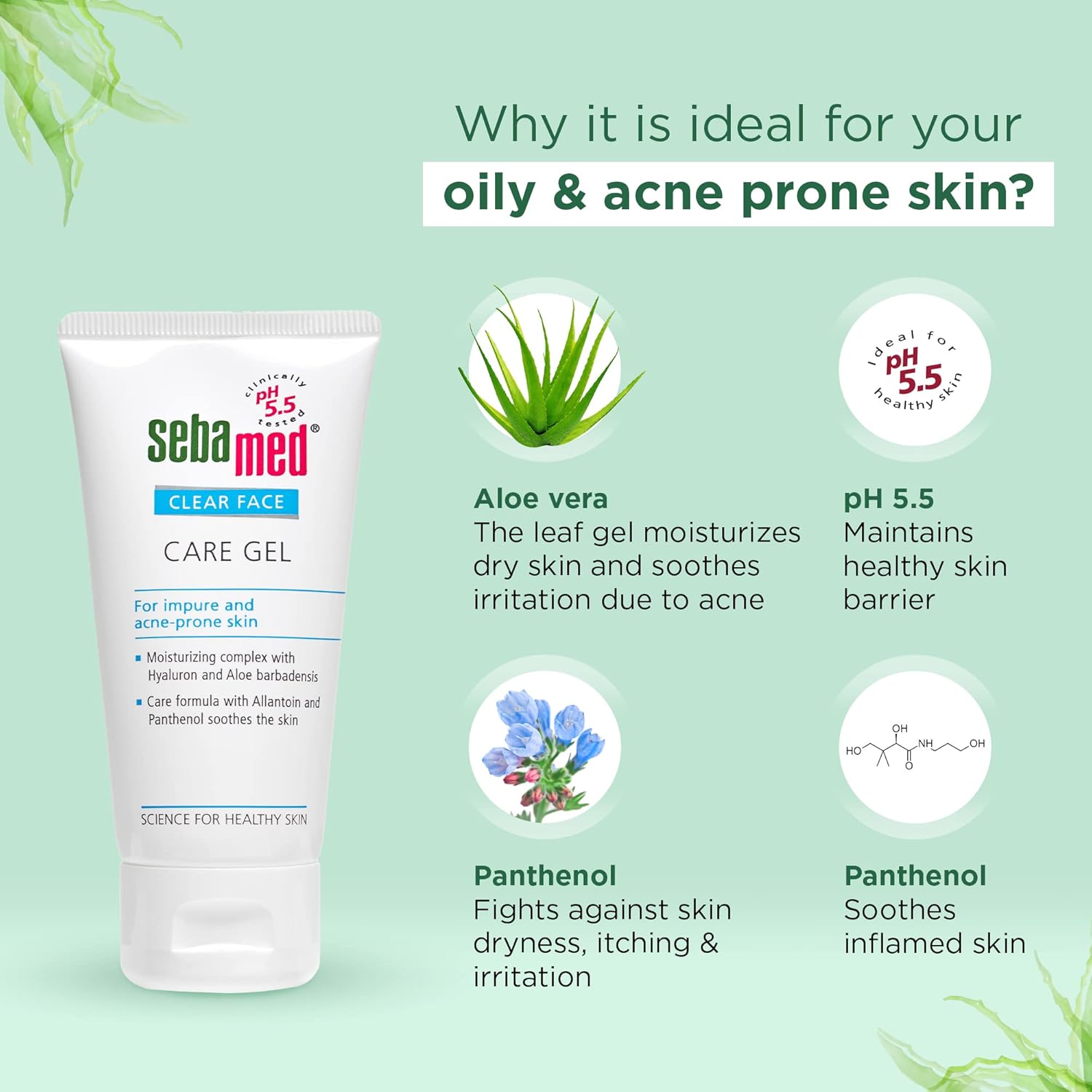 Sebamed Clear Face Care Gel 50 ml