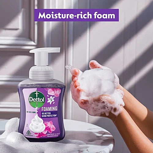 Dettol Orchid & Lily Fragrance Foaming Handwash, 700 ml
