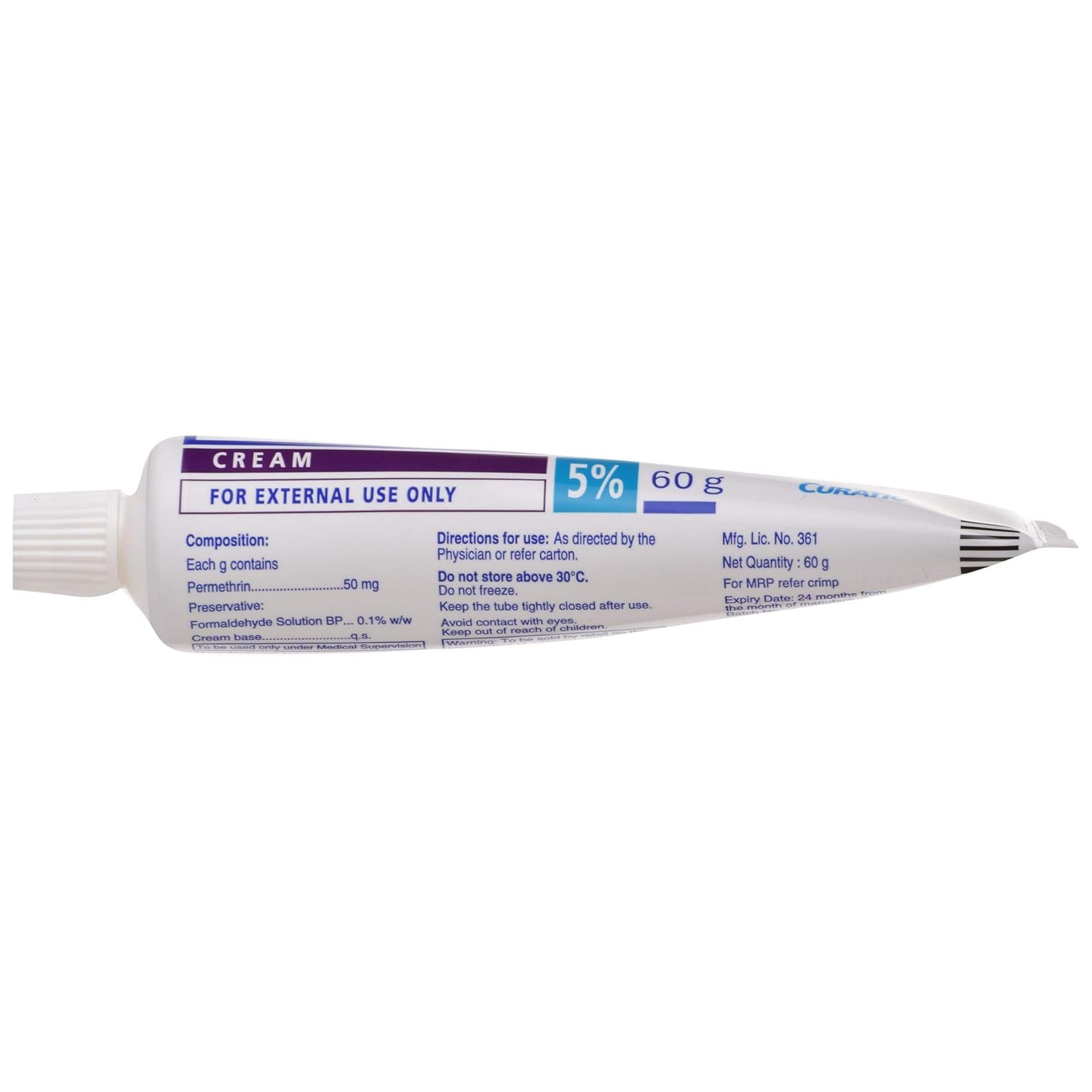 Permite 5 % Cream 60 gm (Permethrin Cream)