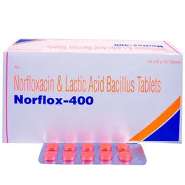 Norflox 400 Tablet – 10 Tablets for Lactobacillus Bacterial