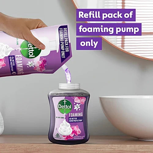 Dettol Orchid & Lily Fragrance Foaming Handwash, 700 ml