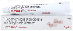 Betasalic Ointment (20gm) For Psoriasis, Eczema, Allergic Skin Diseases