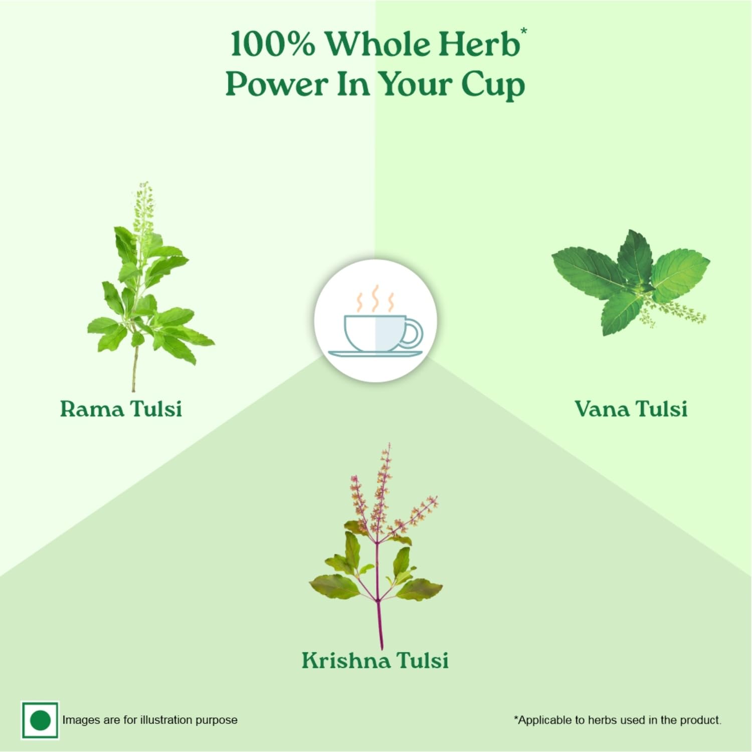Organic India Tulsi Original - 25 Tea Bags, Caffeine-Free Herbal Tea with Tulsi, Natural Detoxifier, Rich in Antioxidants