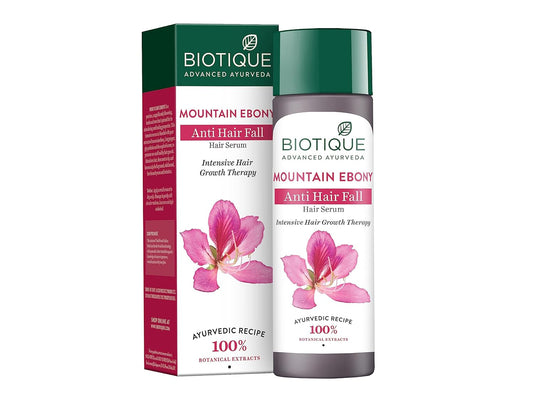 Biotique Advanced Ayurveda Bio Mountain Ebony Vitalizing Serum For Falling Hair | Promotes Hair Growth - 120 ml