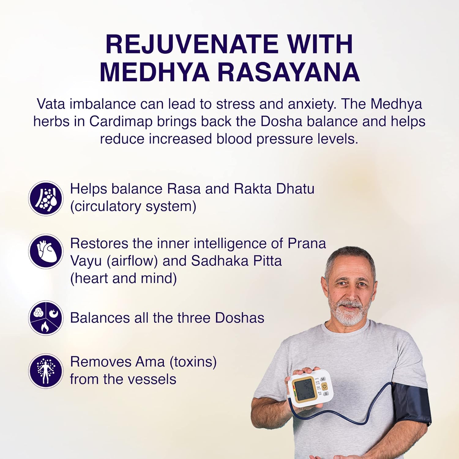 Maharishi Ayurveda Cardimap | Helps Normalises Blood Pressure Naturally 60 Tablets x 2