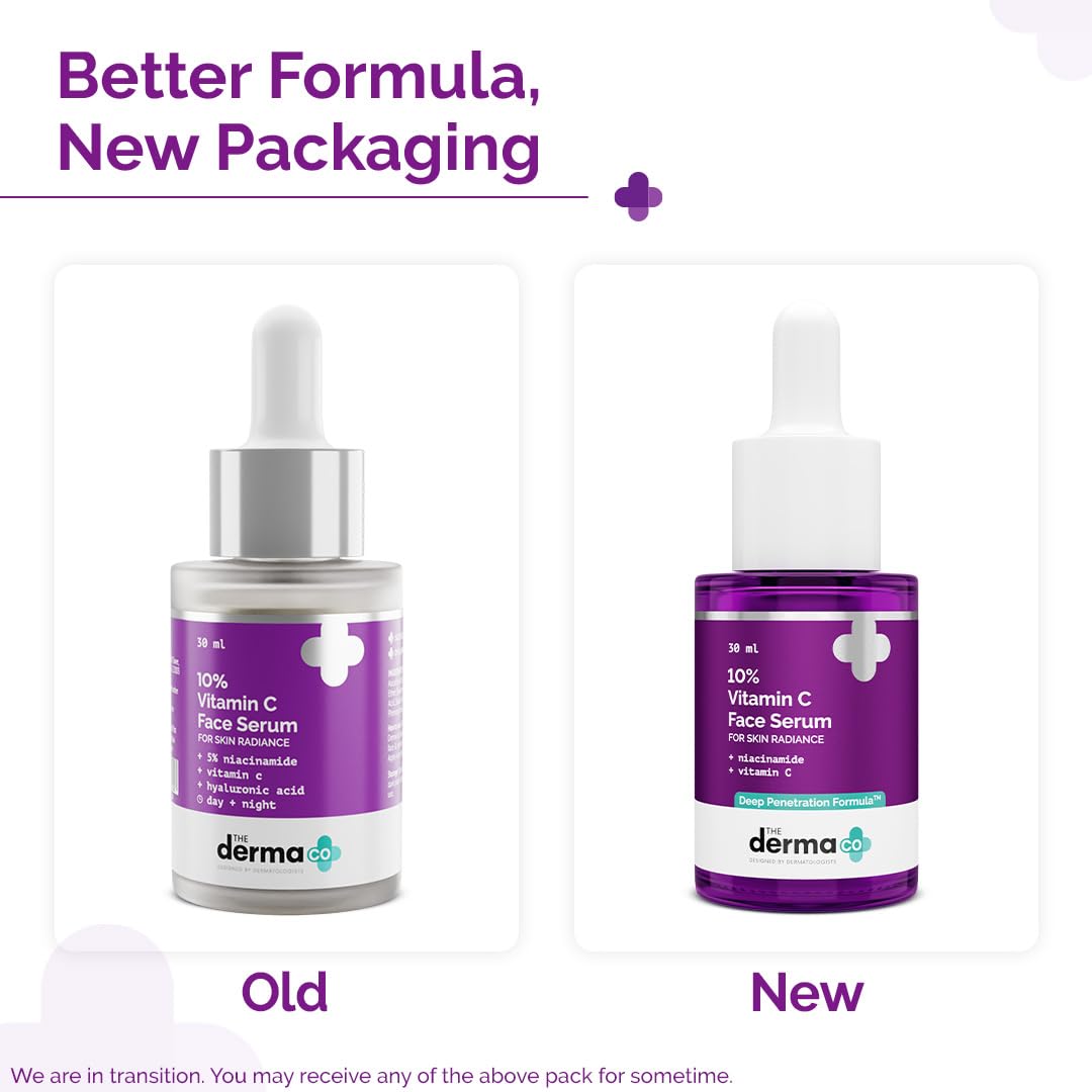 The Derma Co 10% Vitamin C Face Serum For Skin Radiance - 30 ml