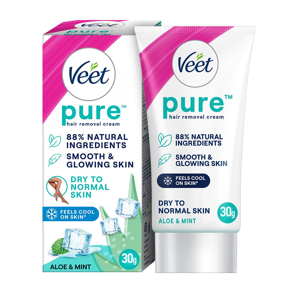 Veet Pure Hair Removal Cream for Women| Dry to Normal Skin - 30g
