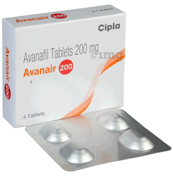Avanair 200 mg – 4 Tablets for Erectile dysfunction