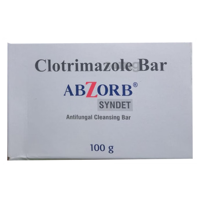 Abzorb Syndet Bar 100 gm for Fungal skin infections