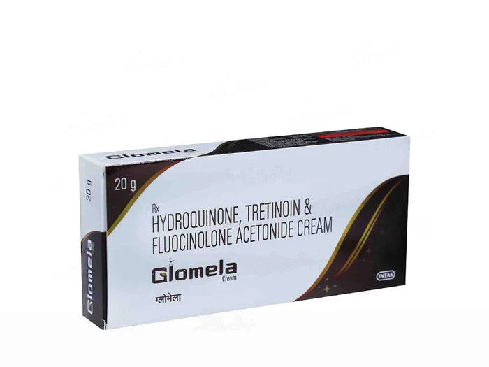 Glomela Cream (20gm) For Skin Tone, Redness, Melasma