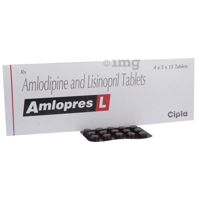 Amlopres L Tablet – 15 Tablets For Hypertension (high blood pressure)