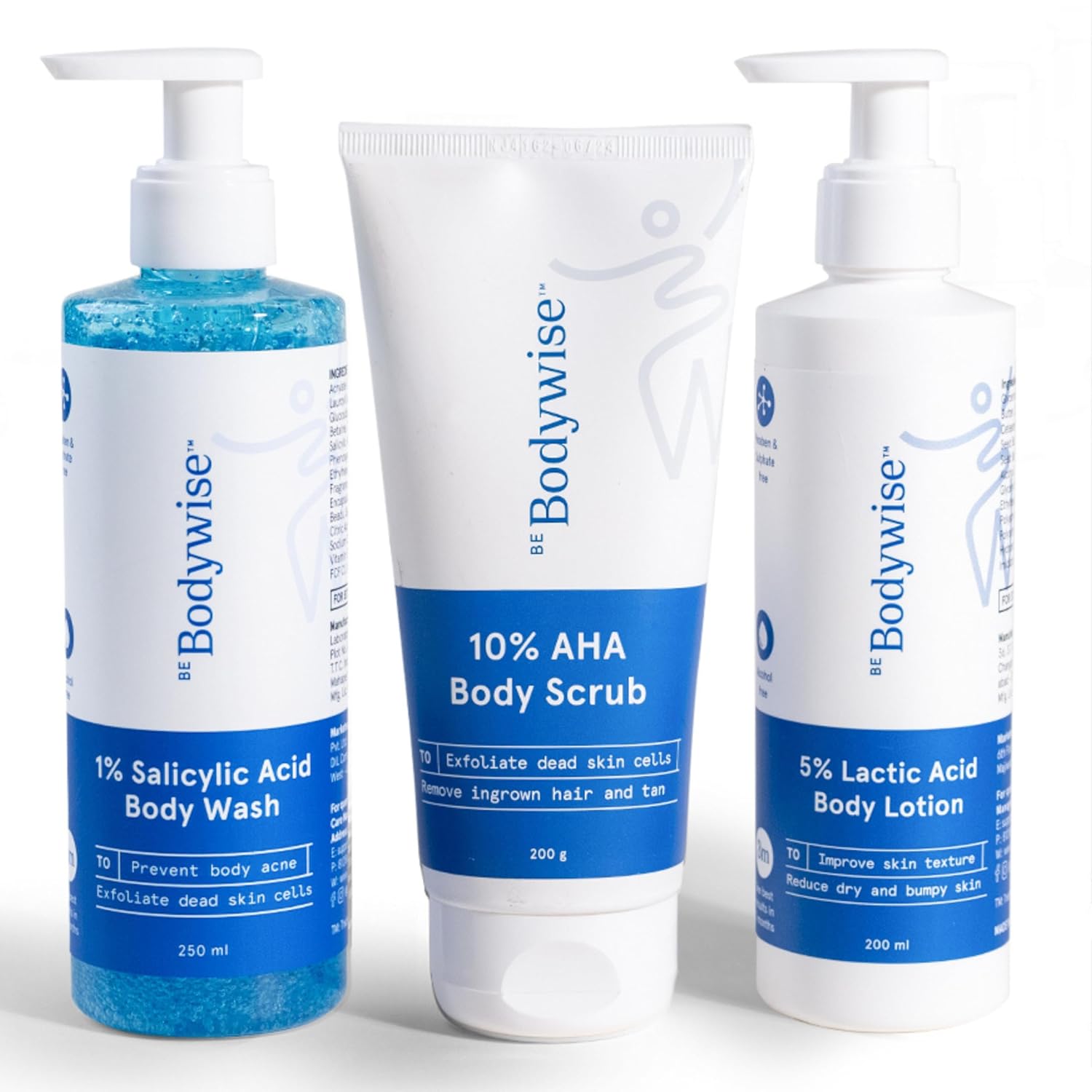 BeBodywise Strawberry Skin Pack Kit - combo 200ml + 250ml + 200ml