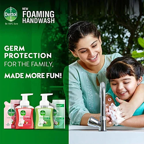 Dettol Strawberry Fragrance Foaming Handwash, 250 ml