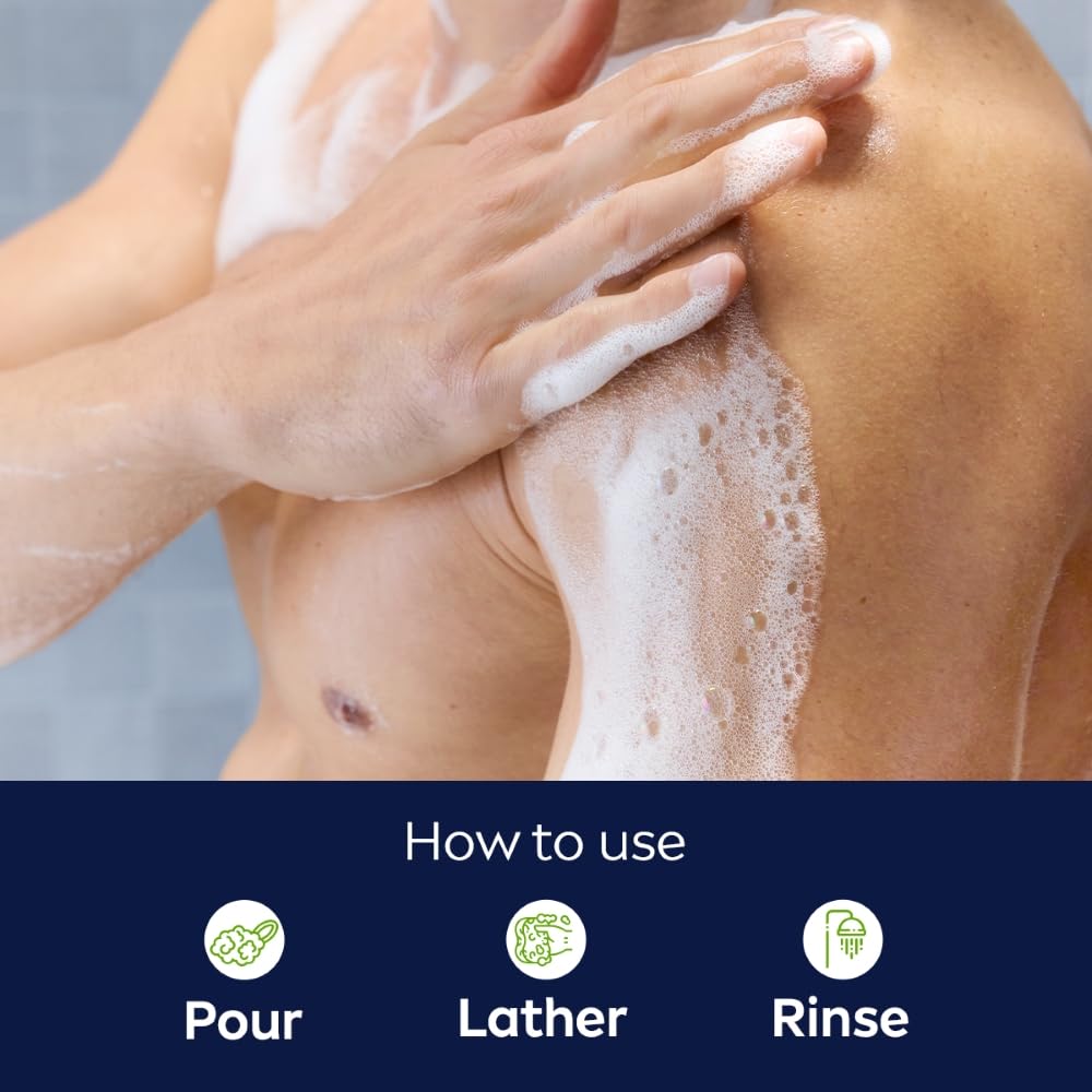 Nivea Men Pure Impact Shower Gel For Body, Face & Hair - 250 ml
