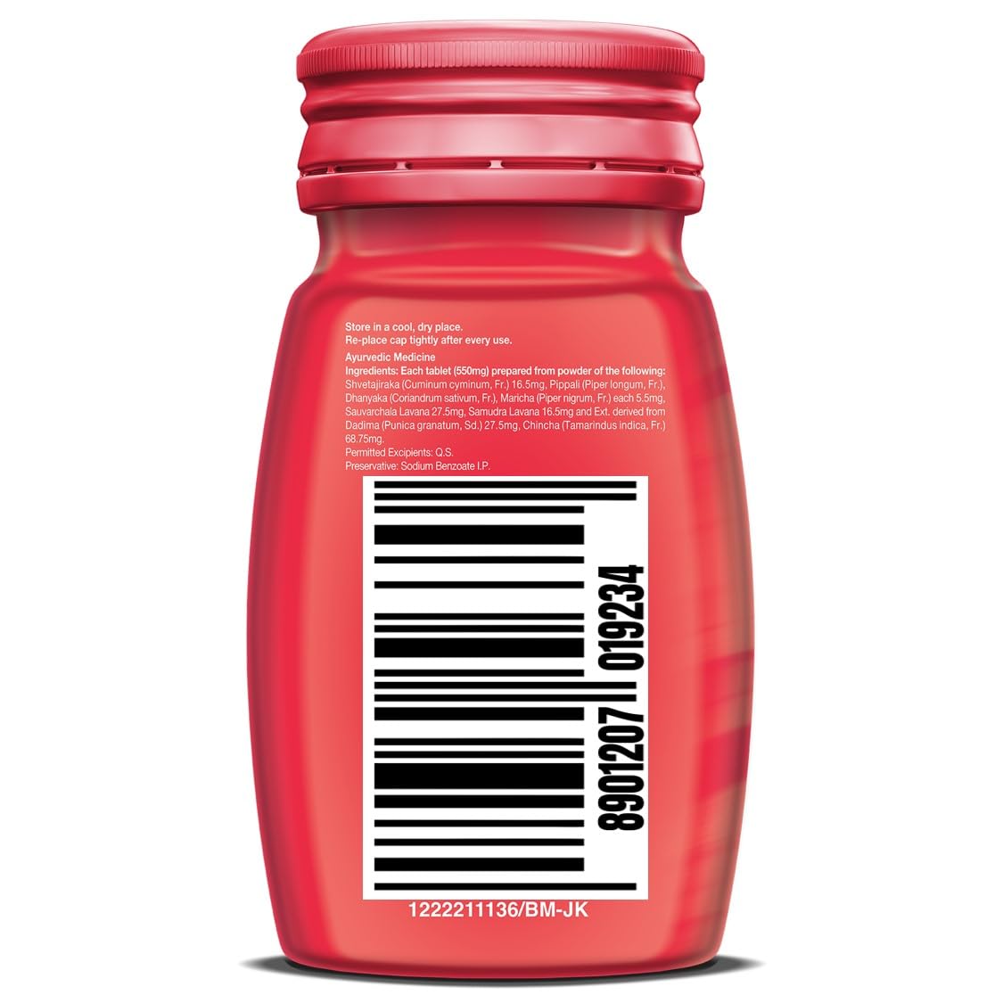 Dabur Hajmola Tasty Digestive Tablets (Anardana Flavour) - 120 Tabs & Dabur Hajmola Tasty Digestive Tablets (Imli Flavour) - 120 Tabs