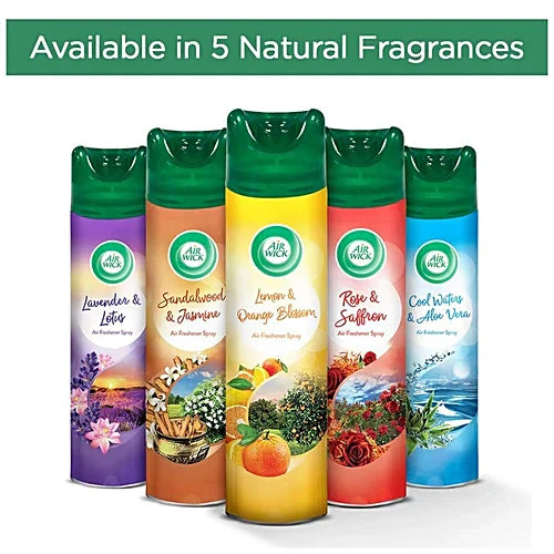 Airwick Air Freshener Spray, Sandalwood & Jasmine, 245 ml