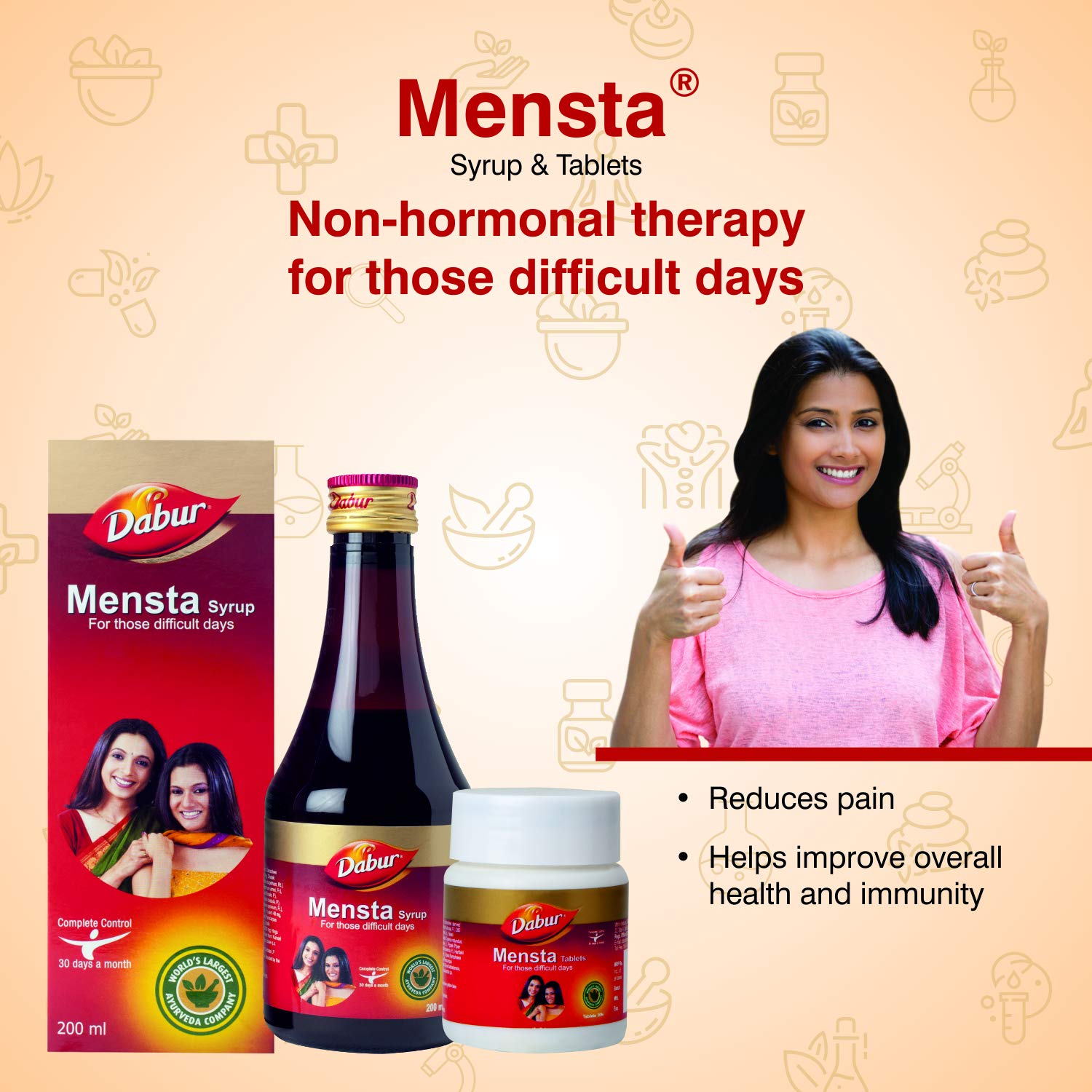Dabur Mensta - 30 Tablets - 30 tabs