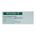 Atorlip 5mg Tablet – 10 Tablets For High cholesterol