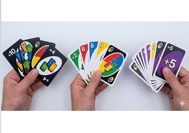 UNO Wild | UNO Flip | UNO Deal and UNO No Mercy Card Game Combo (4 in 1) | Play with Friends, Family and Travel