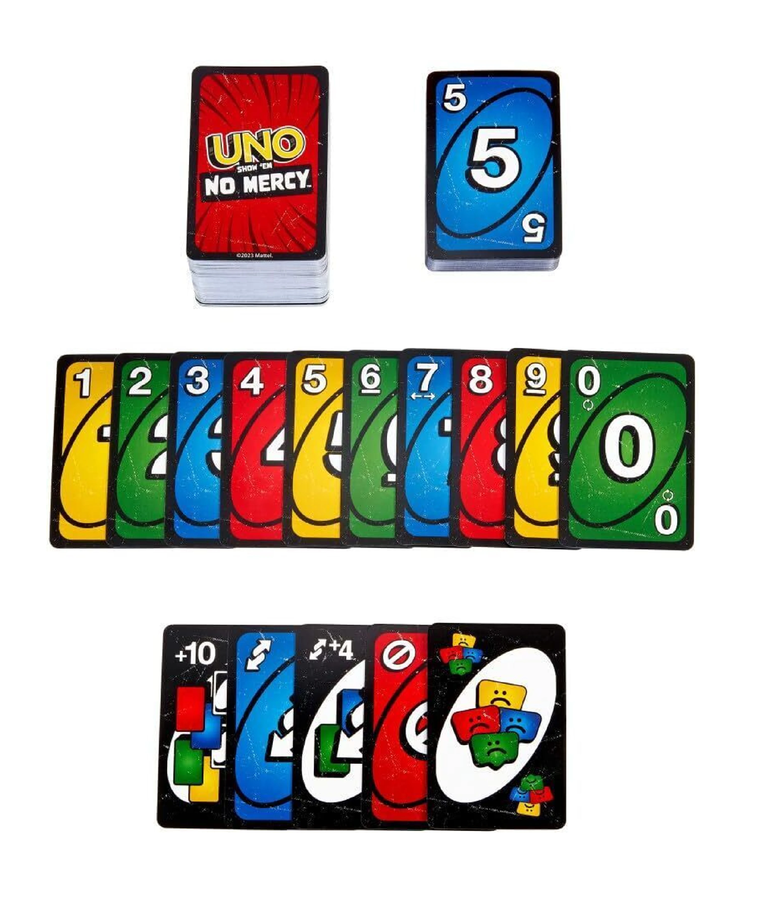 UNO Flip | UNO No Mercy | UNO Wild Card Game Combo of 3