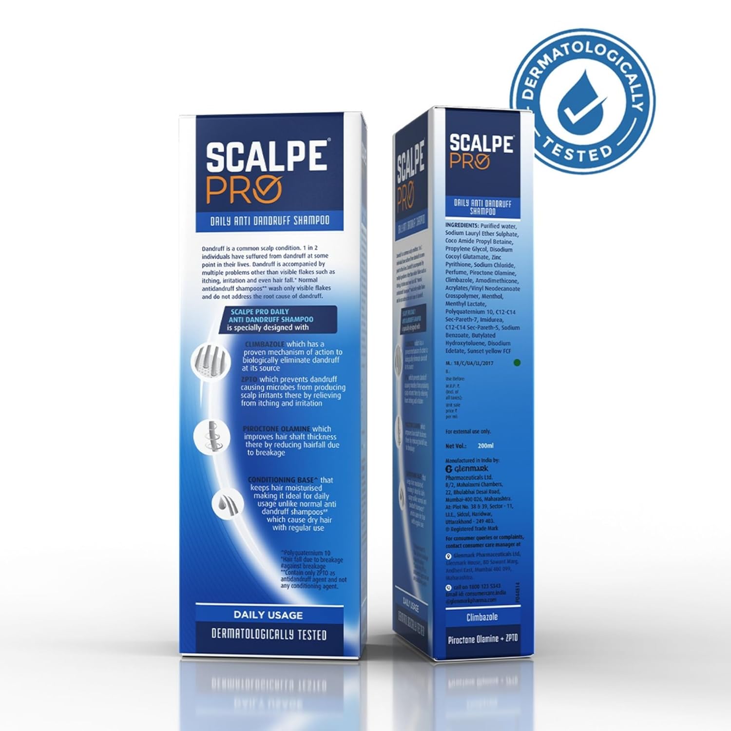 Glenmark  Scalpe Pro Daily Anti-Dandruff Shampoo 200ml
