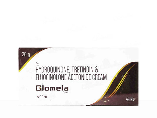Glomela Cream (20gm) For Skin Tone, Redness, Melasma