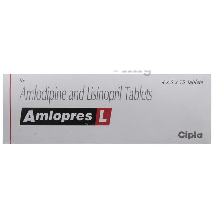 Amlopres L Tablet – 15 Tablets For Hypertension (high blood pressure)