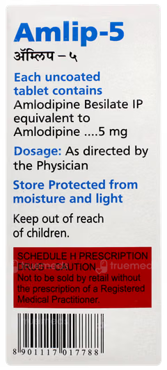 Amlip 5 Tablet – 10 Tablets