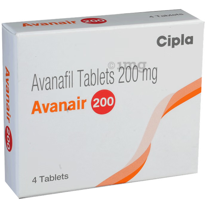 Avanair 200 mg – 4 Tablets for Erectile dysfunction