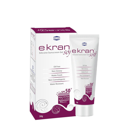 KLM Ekran Soft Silicone Sunscreen Gel SPF 50+ - 50 gm