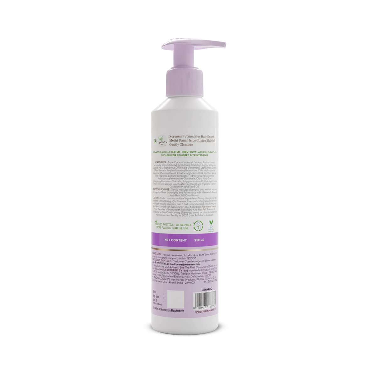 Mamaearth Rosemary Shampoo with Rosemary & Methi Dan 250ml