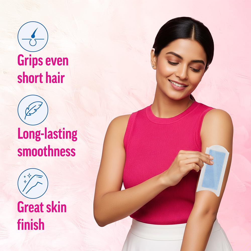Veet Full Body Waxing Strips Kit for Sensitive Skin,20s