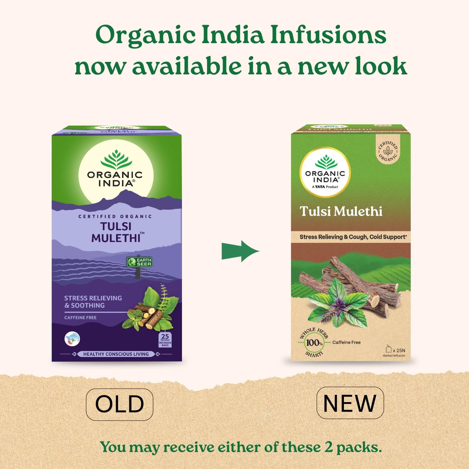Organic India Tulsi Mulethi - 25 Tea Bags