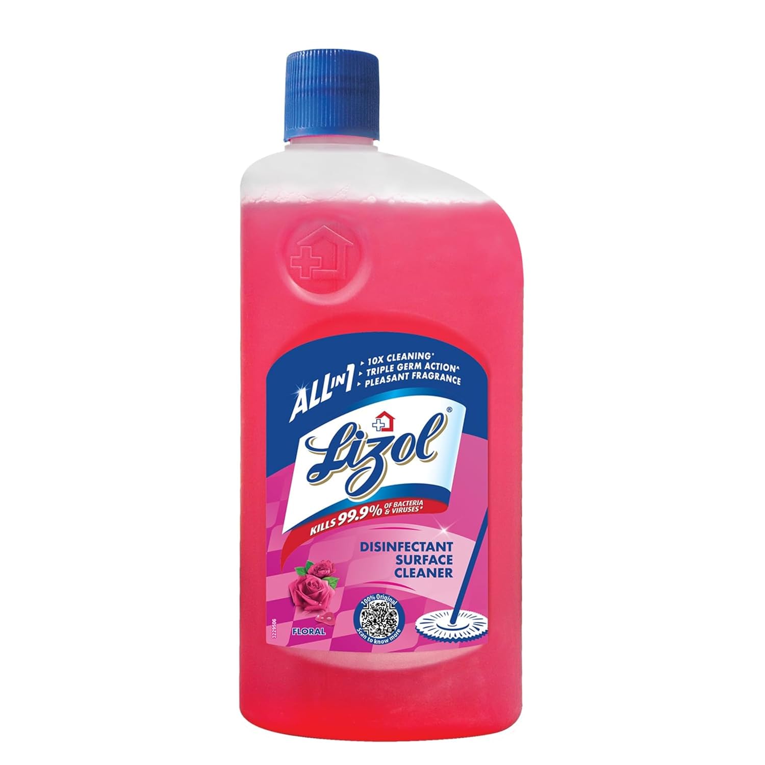 Lizol Disinfectant Surface & Floor Cleaner Liquid, Floral - 1 Litre