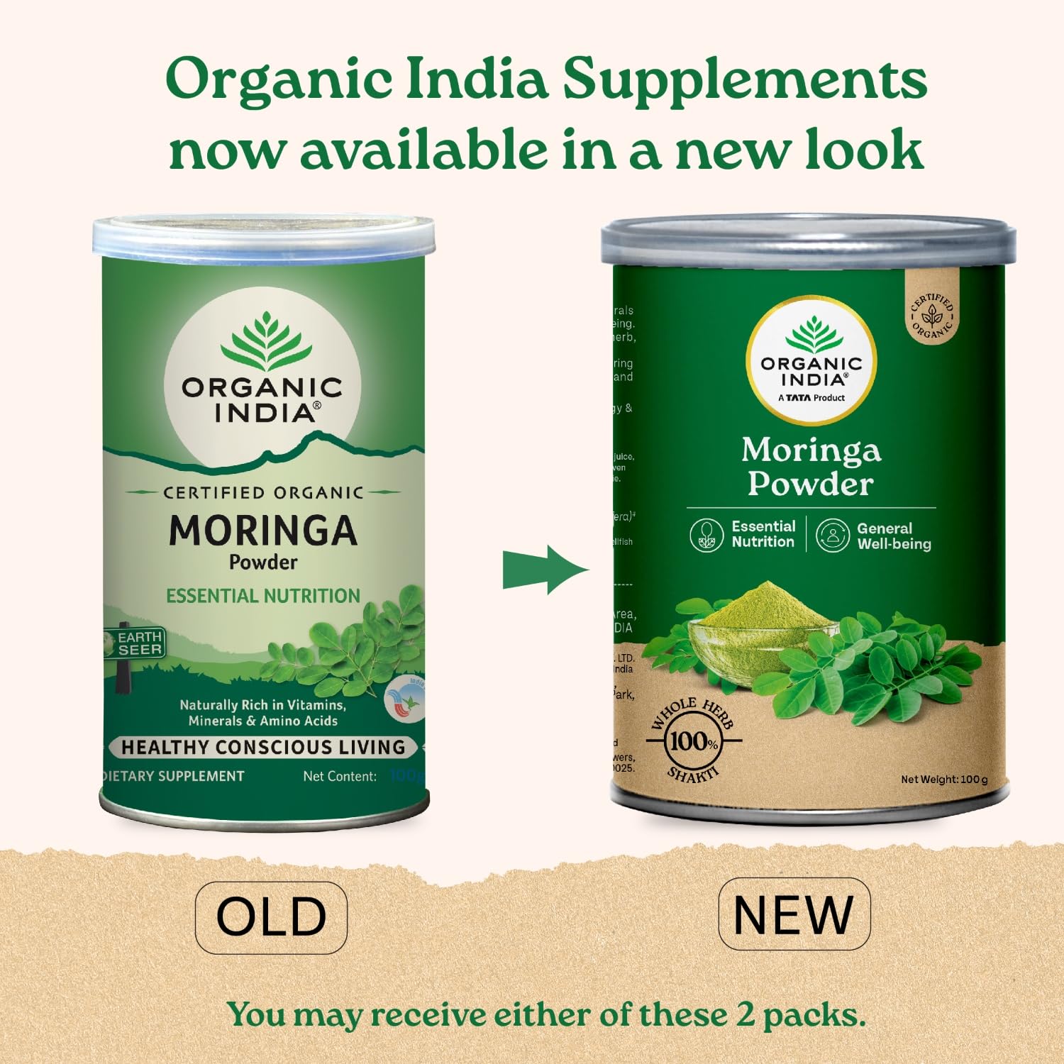 Organic India Moringa Powder | Manages Weakness, Fatigue & Inflammation 100g