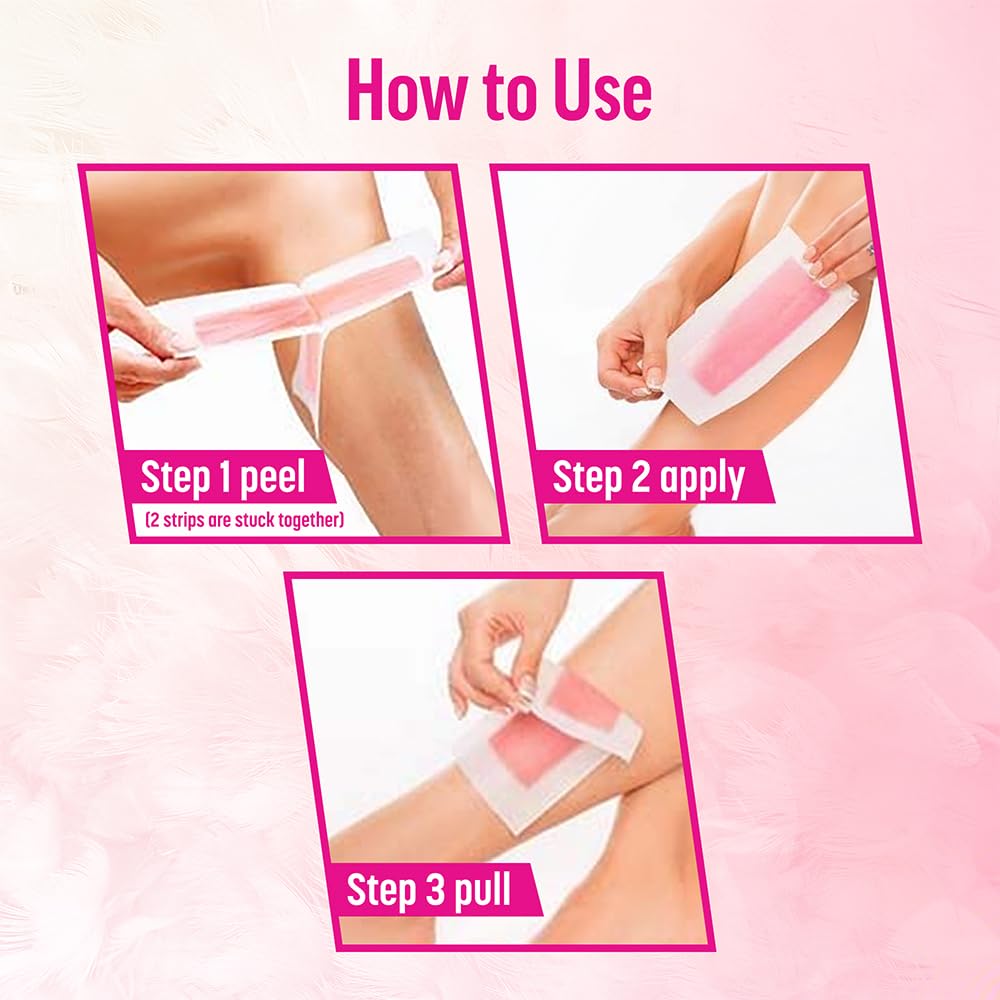 Veet Full Body Waxing Strips Kit for Sensitive Skin,20s