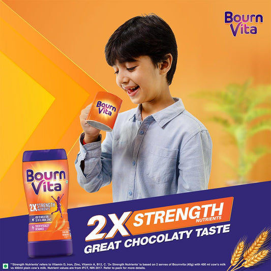Cadbury Bournvita Chocolate Health Drink, 1kg Pouch (1 kg)