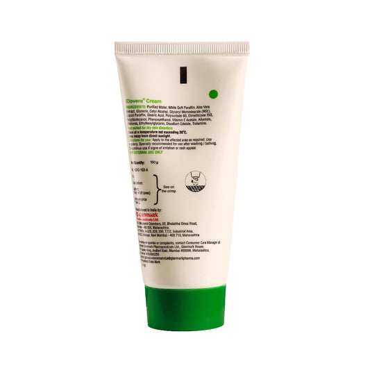 Glenmark Elovera Moisturising Cream For Dry Skin - 150 gm