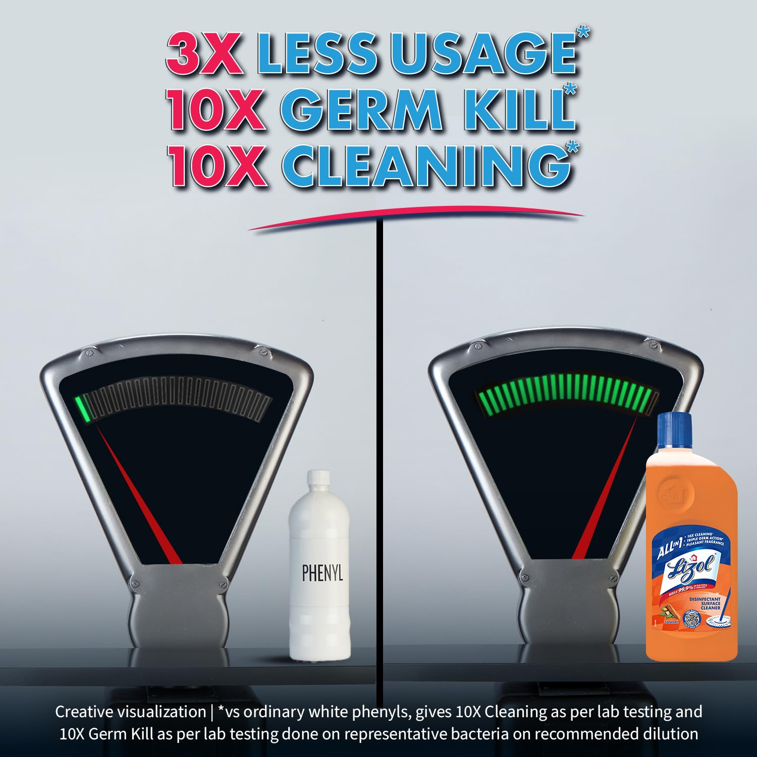 Lizol Disinfectant Surface & Floor Cleaner Liquid, Sandal - 500 ml