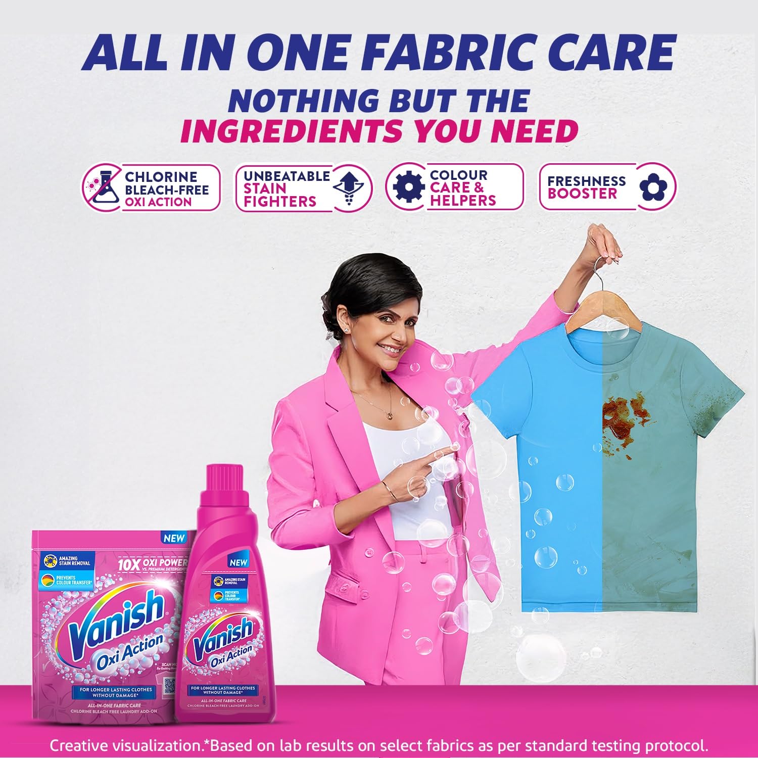Vanish All in One Liquid Detergent Booster - 180 ml