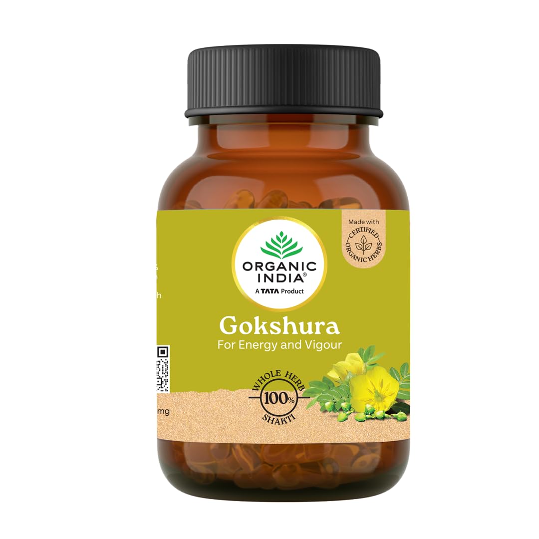 Organic India Gokshura Capsules - 60 caps