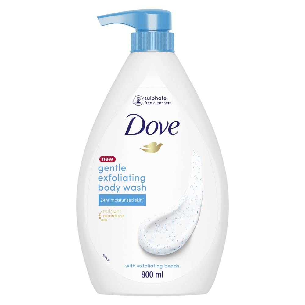 Dove Body Wash Value Pack - Deep Moisture & Gentle Exfoliating Combo - combo
