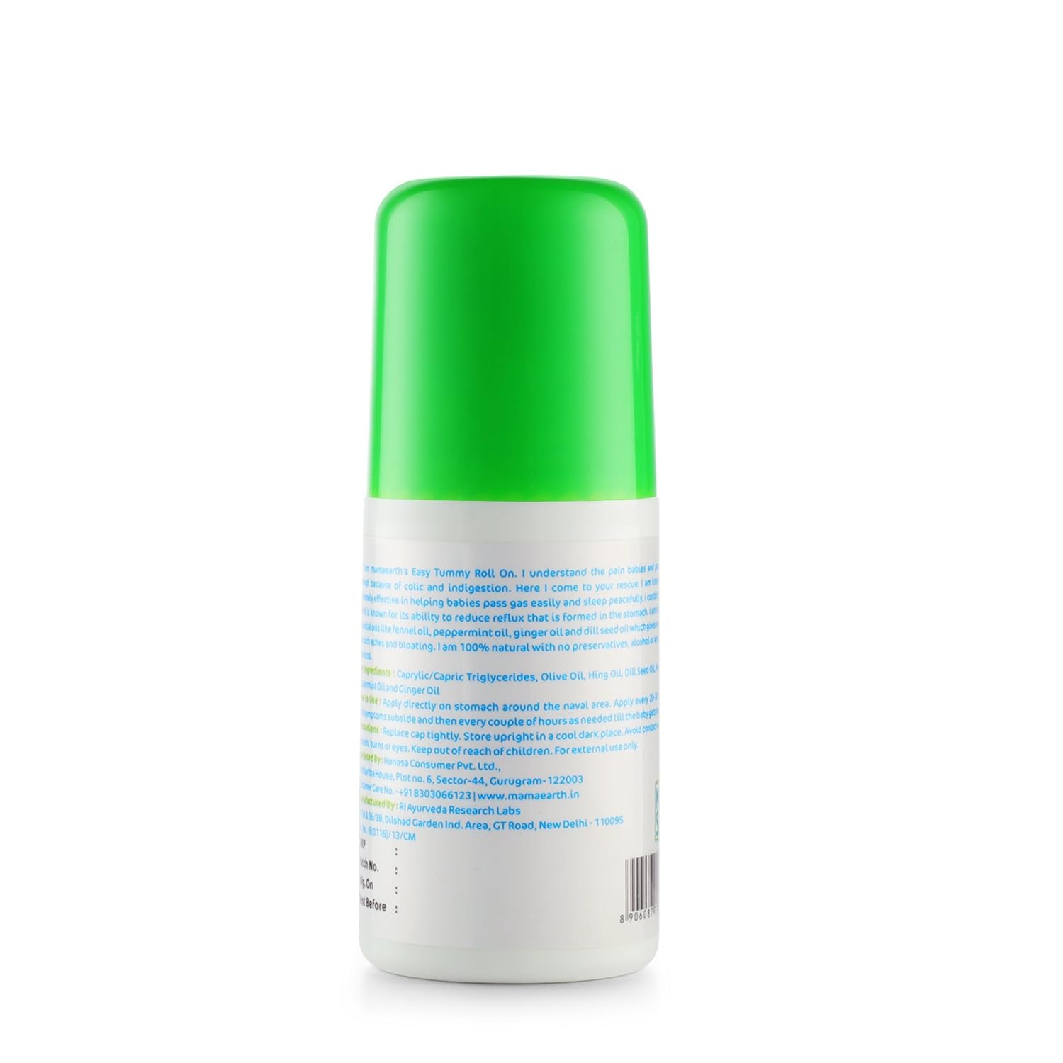 Mamaearth Easy Tummy Roll On For Relieves Tummy Discomfort & Soothes Gas Pain - 40 ml