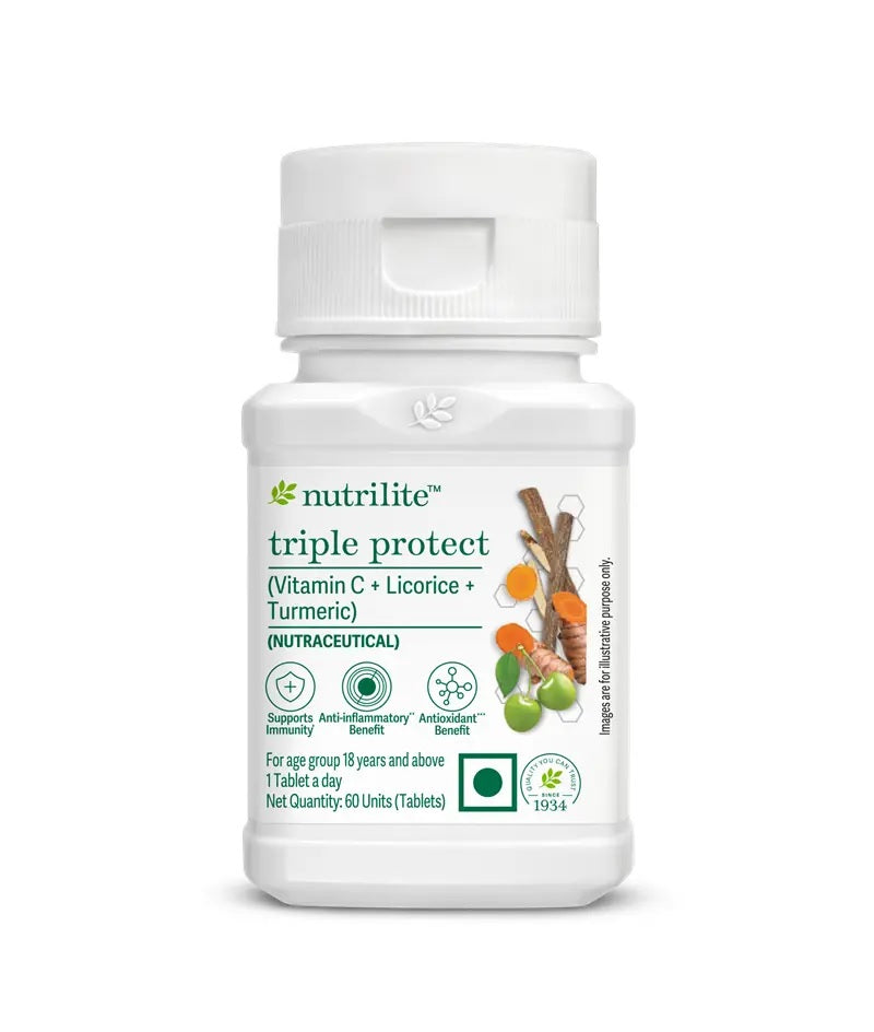 Amway NUTRILITE Vitamin C Cherry Plus,Pack of 60 tablets