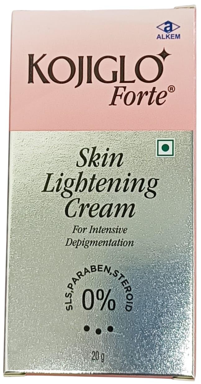 Kojiglo Forte Skin Lightening Cream (20gm) For Skin Tone, Wrinkles, Skin Smoothness
