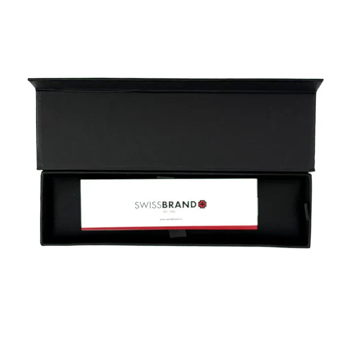 SWISSBRAND Opulent 2525 Matte black gold Rollerball Pen with gold trim