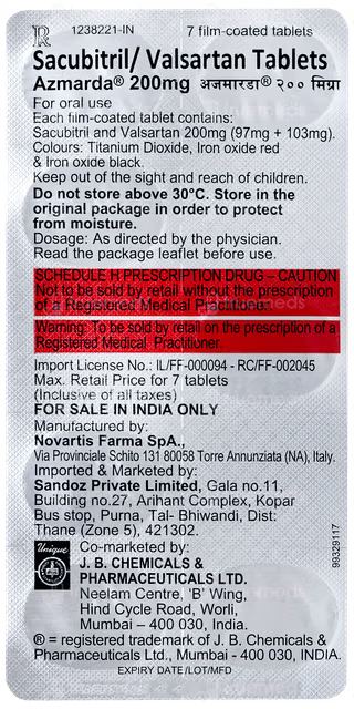 Azmarda 200mg – 7 Tablets