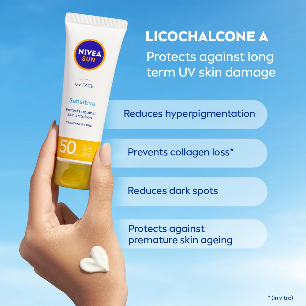 Nivea Sun Sensitive Skin Spf 50 Sunscreen - 50 ml