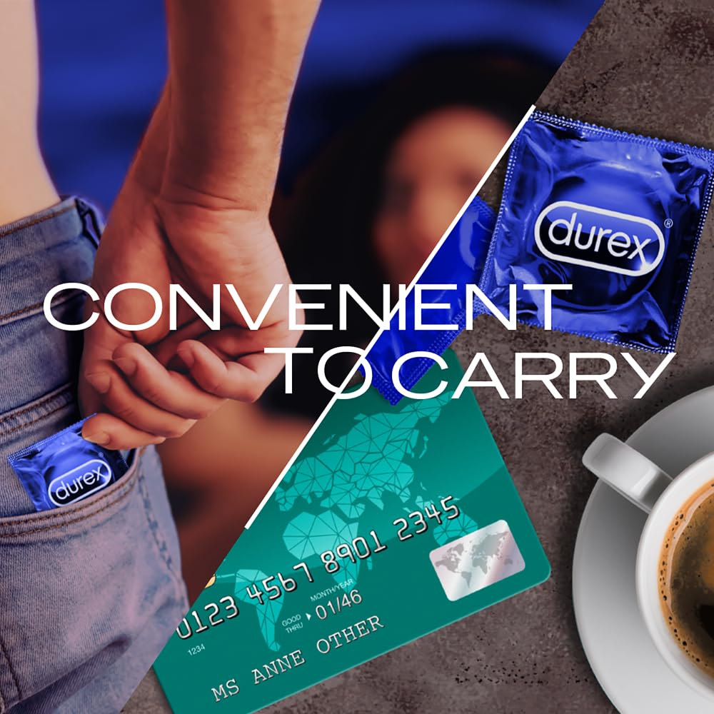 Durex Extra Thin Bubblegum Flavoured Condoms, 3 count