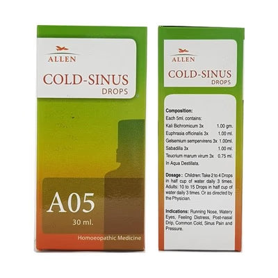 Allen A5 Cold Sinus Drops (30ml)